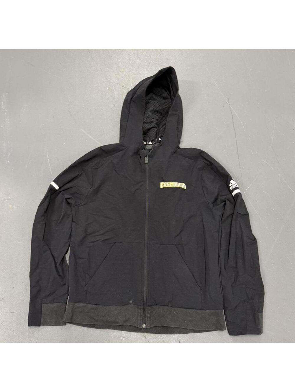 Adidas Men's Black and Grey Jacket